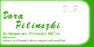 dora pilinszki business card